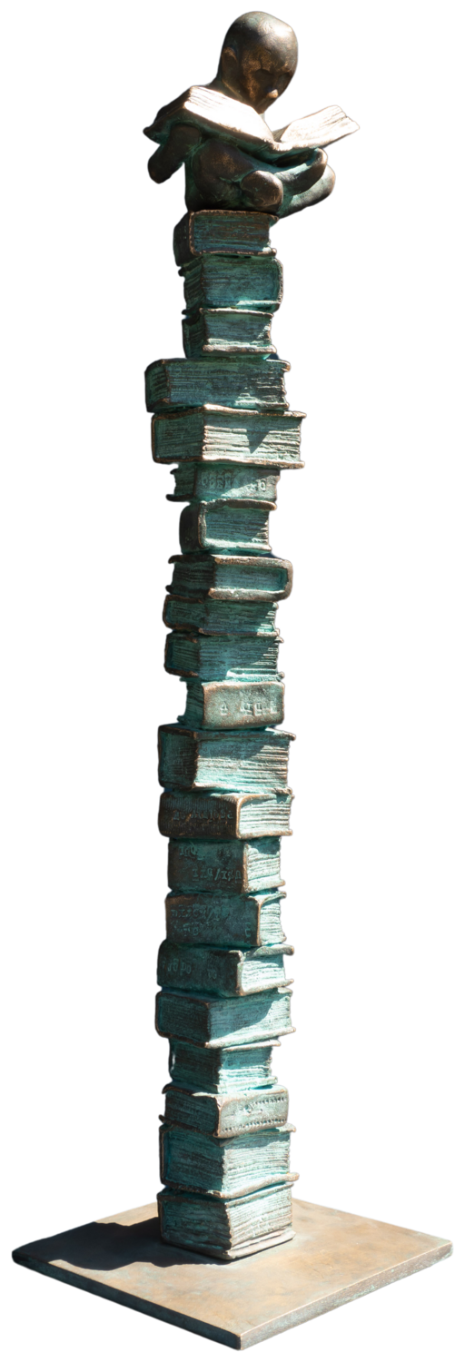 ***Bookworm XIII*** Yuriy Kraft Sculpture for sale