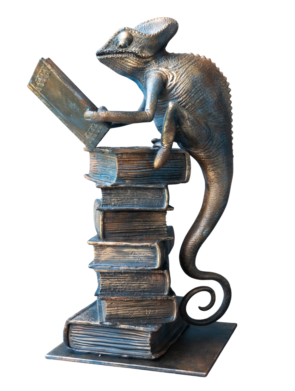 "In Pursuit of Knowledge" Yuriy Kraft Sculpture for sale