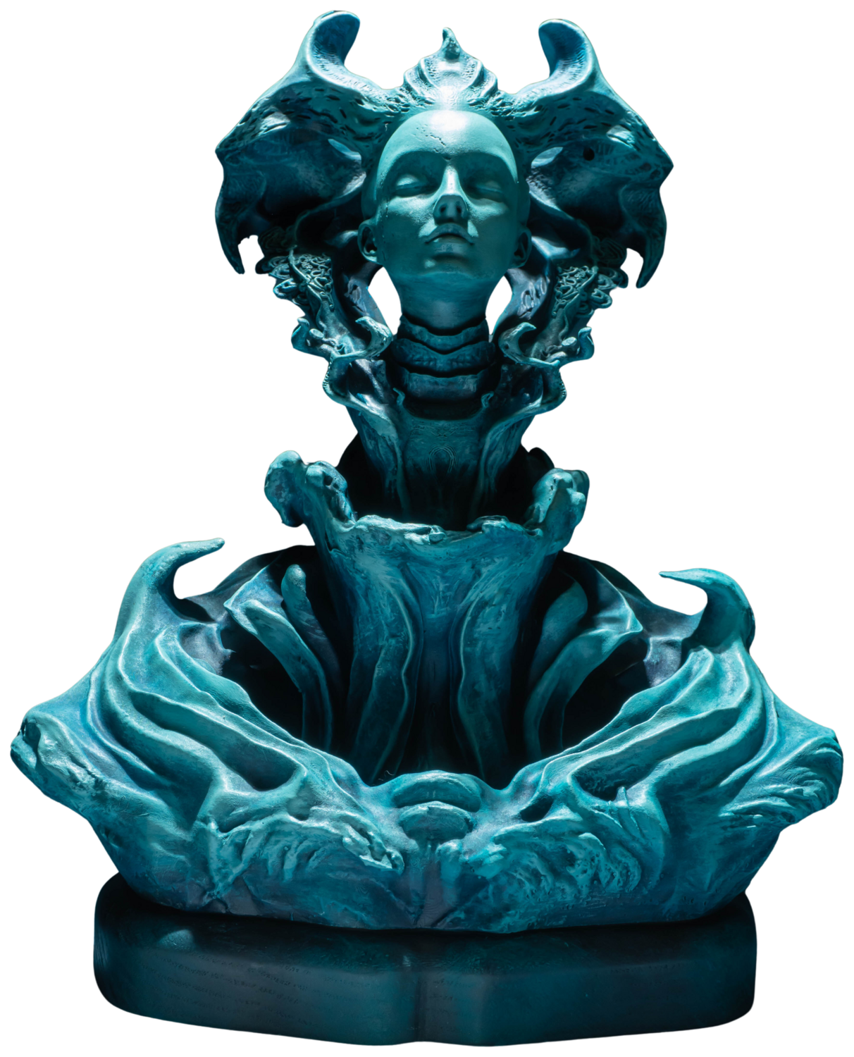 "Mysterious Lady of Shadows" Yuriy Kraft Sculpture for sale