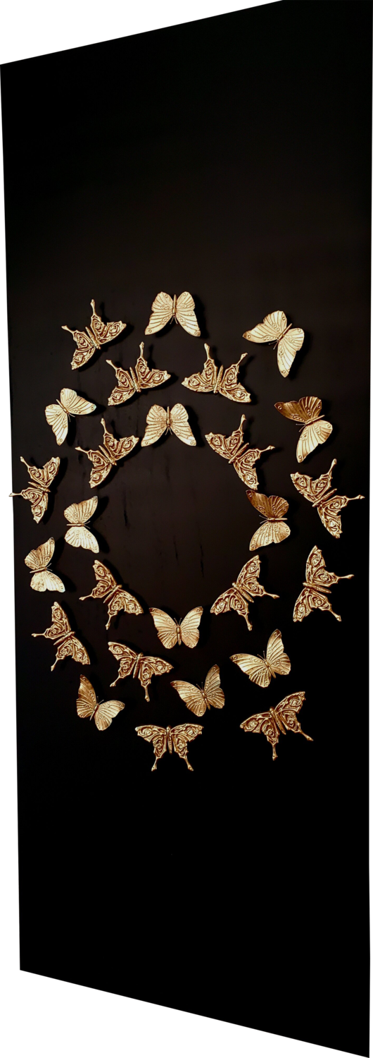 "Once a Golden Butterfly at Night" Custom Commissions Available Jason Rhinevault Sculpture for sale