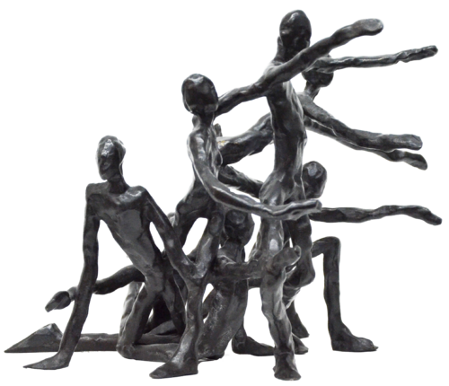 Figurengruppe II - sold 2 pieces from 10/ next available nr 3/10 by Ilona Ottenbreit, Sculpture for Sale on Select