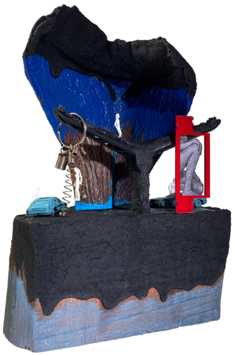 s-19 CLIMATE CHANGE - The Hanging by Aleks Rosenberg, Sculpture for Sale on Select