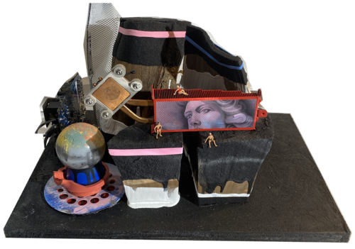 FUSION ENERGY PLANT 5 by Aleks Rosenberg, Sculpture for Sale on Select