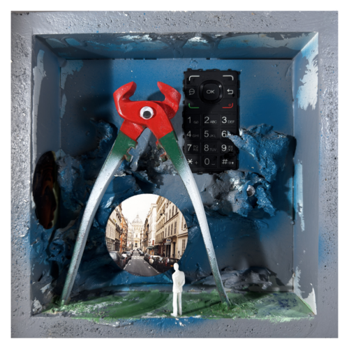 REMOTE 12 - View by Aleks Rosenberg, Sculpture for Sale on Select
