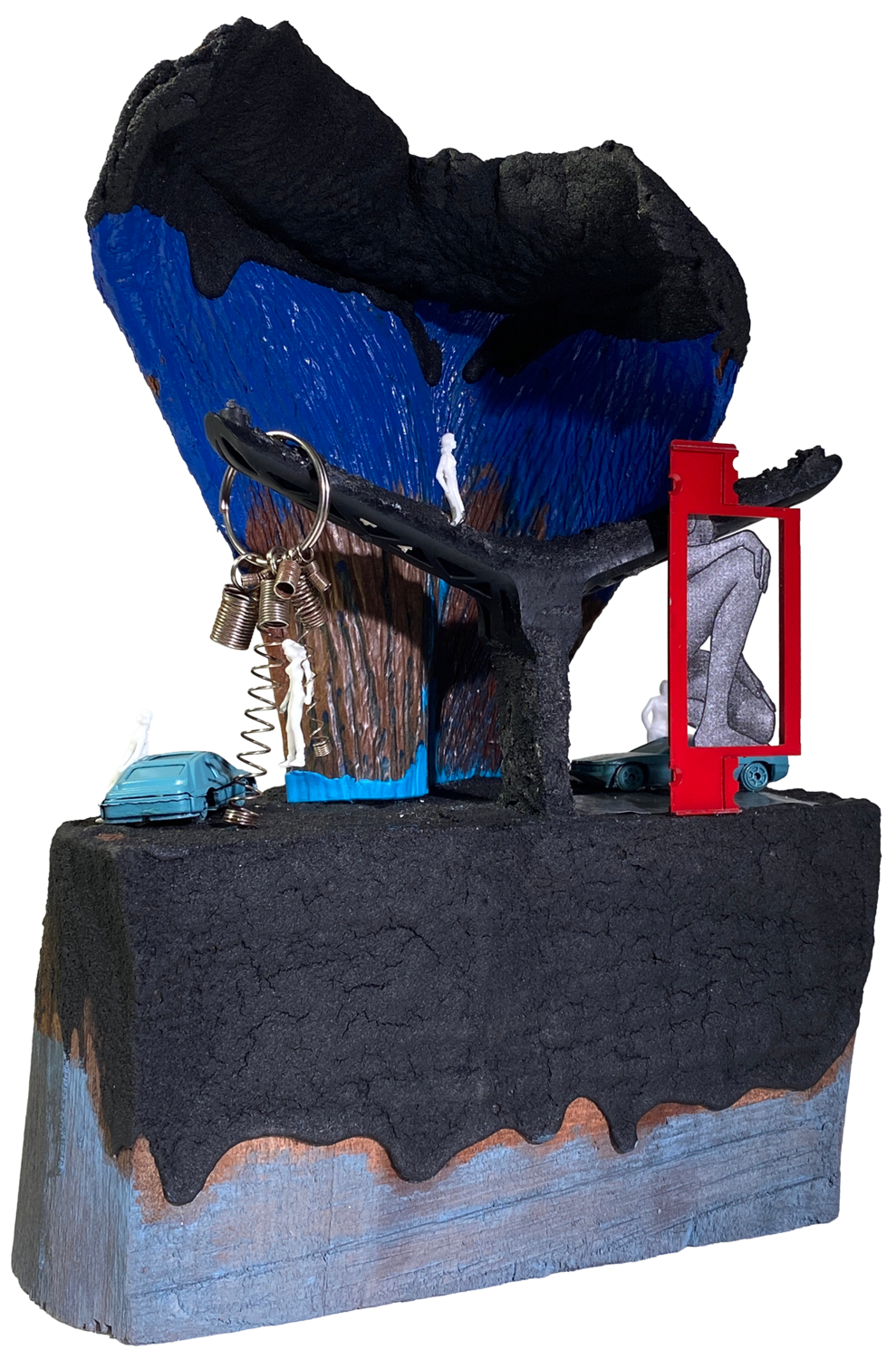 s-19 CLIMATE CHANGE - The Hanging Aleks Rosenberg Sculpture for sale