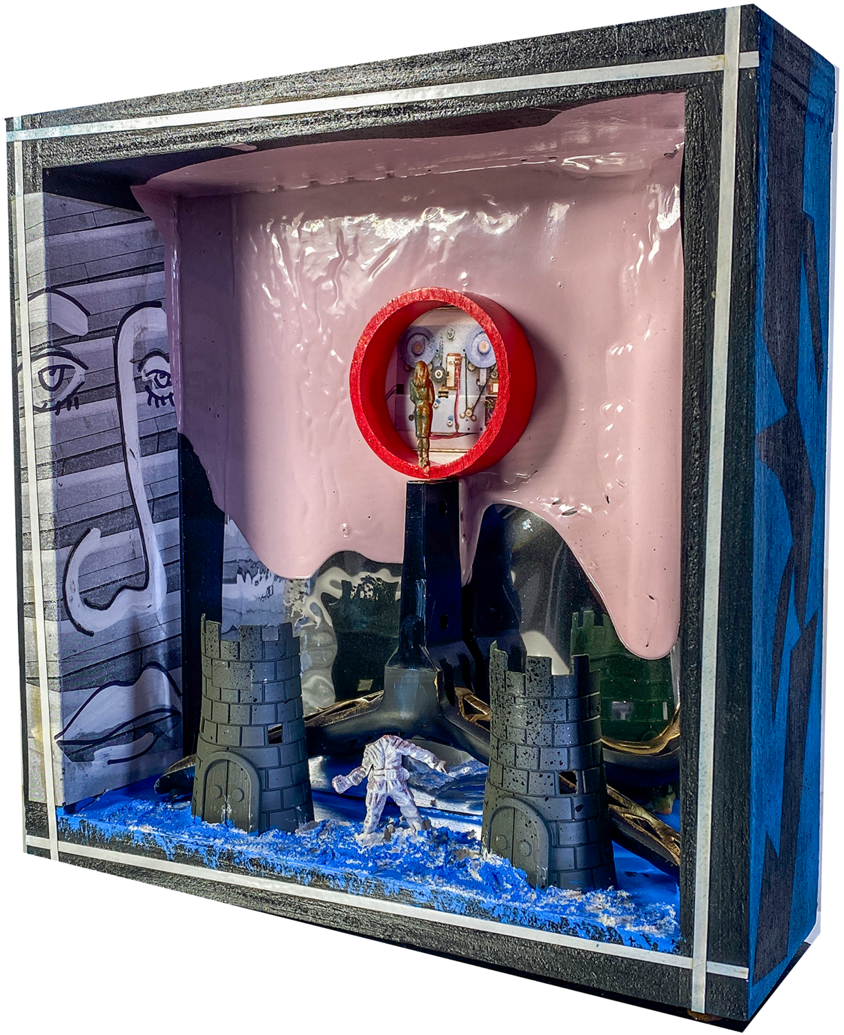 26  As Water Rises- LOOKING FORWARD - SCULPTURE Aleks Rosenberg Sculpture for sale
