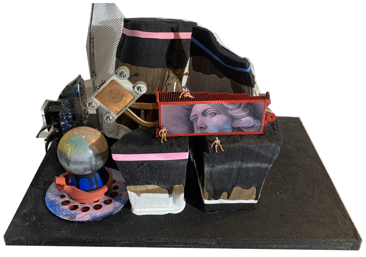 FUSION ENERGY PLANT 5 Aleks Rosenberg Sculpture for sale