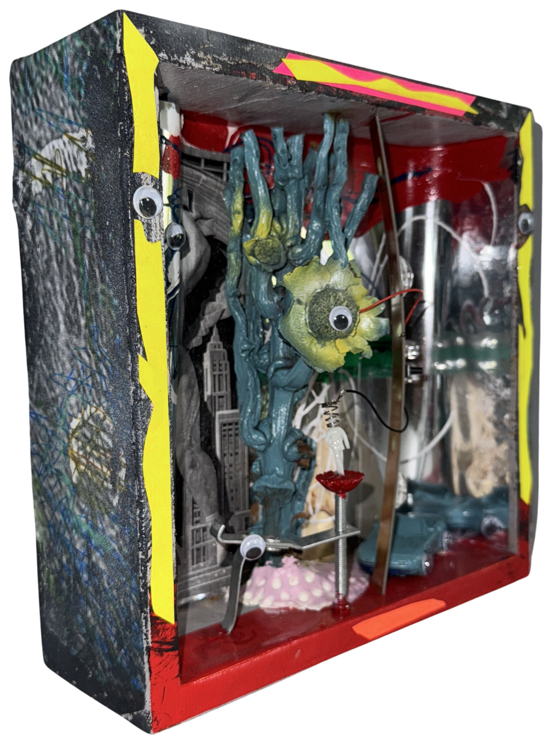 2025 - 03 Chaos In The Fire Flush Aleks Rosenberg Sculpture for sale