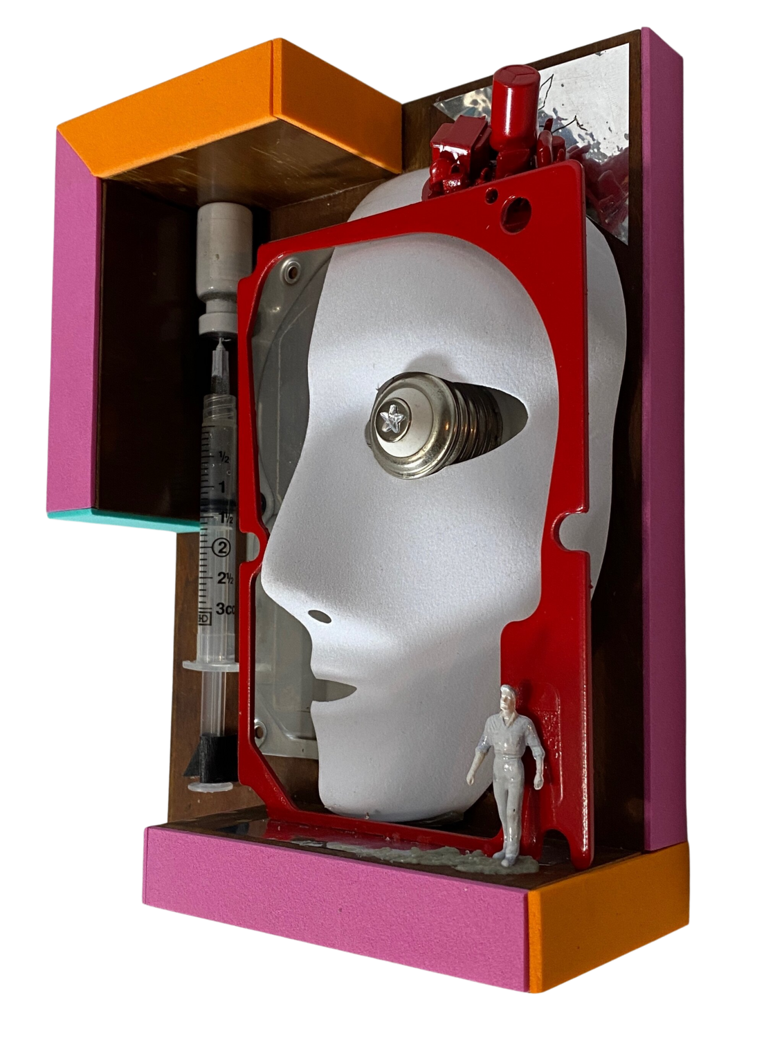 373 g - DIFFRACTION PATTERN Aleks Rosenberg Sculpture for sale