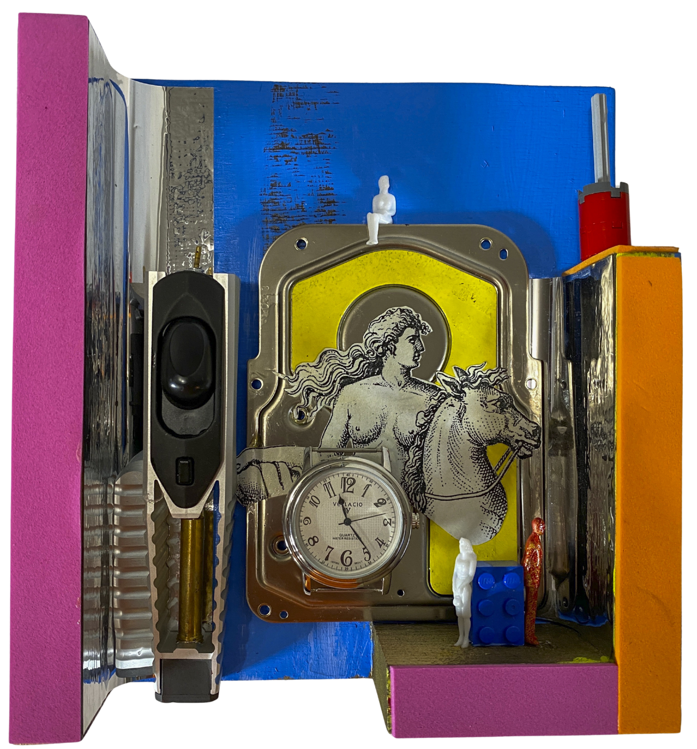 373 i - PUSHBACK TIME Aleks Rosenberg Sculpture for sale