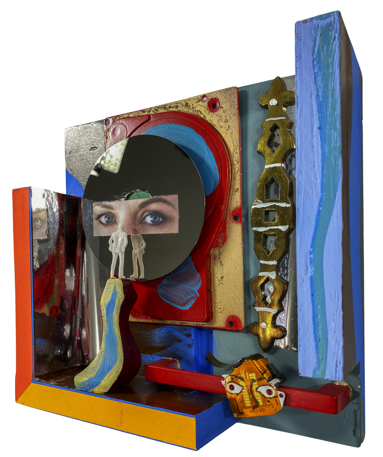 384 - LOOK INTO MY EYES TODAY Aleks Rosenberg Sculpture for sale