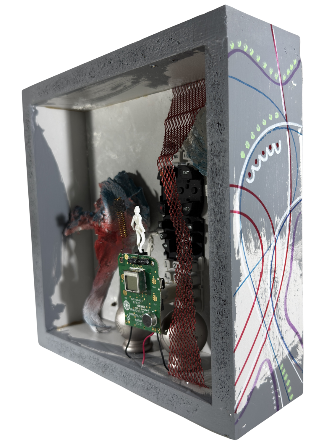 REMOTE 4 - Exit Aleks Rosenberg Sculpture for sale