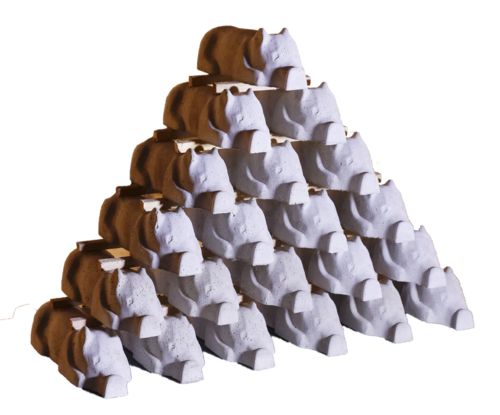 La pyramide cochonne by Michel Laurent, Sculpture for Sale on Select