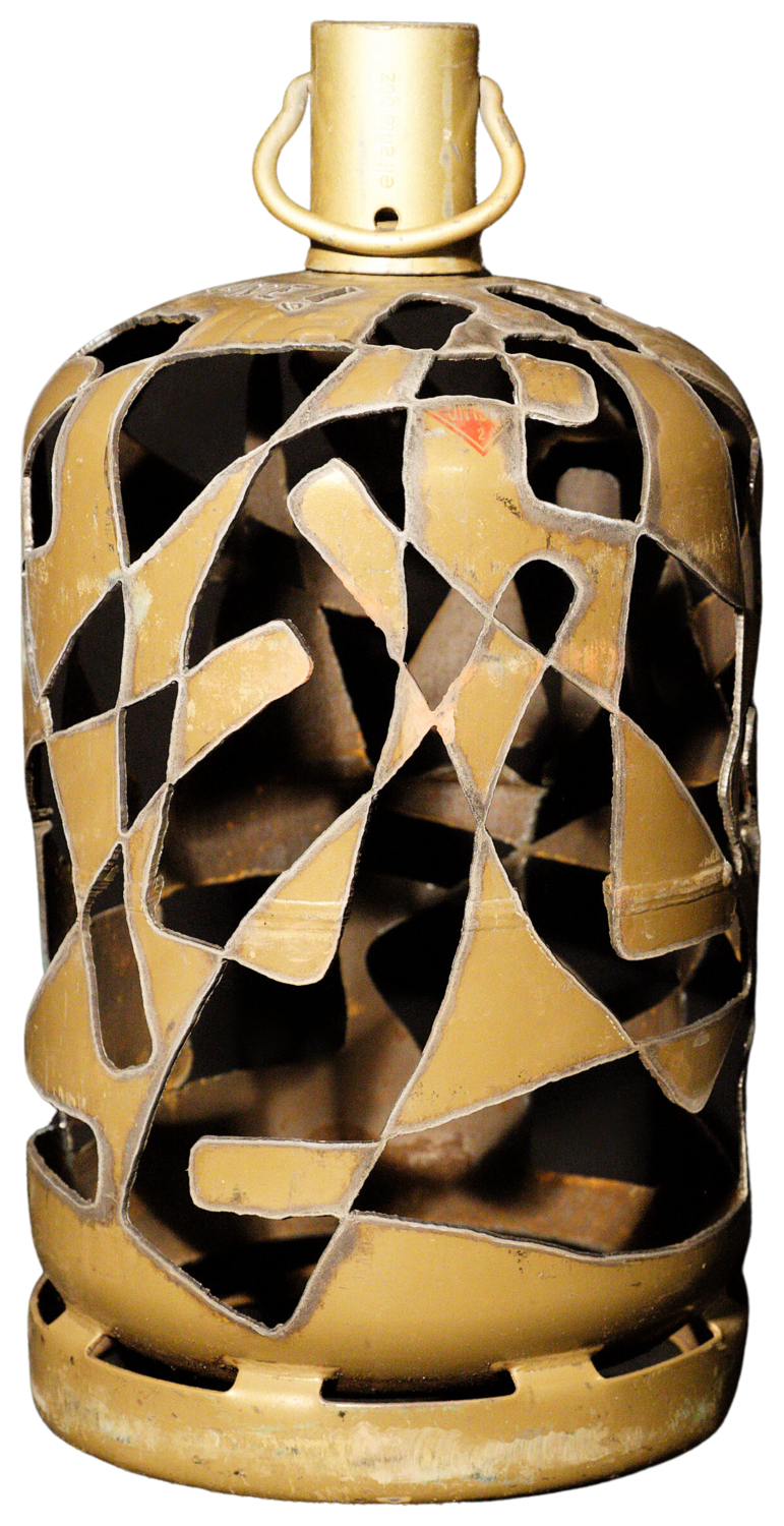 Plein Gaz ! Champagne 2 Michel Laurent Sculpture for sale