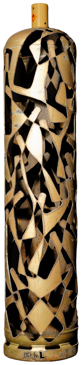 Plein Gaz ! Champagne 1 Michel Laurent Sculpture for sale