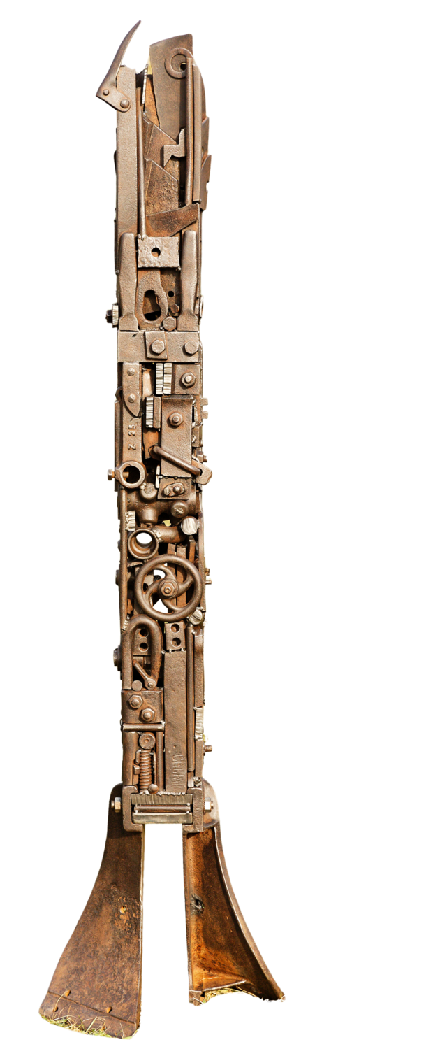 Compression agricole 02 Michel Laurent Sculpture for sale