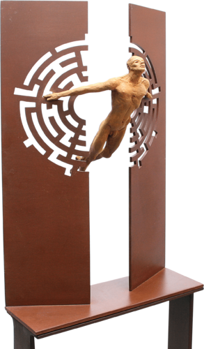 DEAD END ROADS by Magdalena F. Merino, Sculpture for Sale on Select