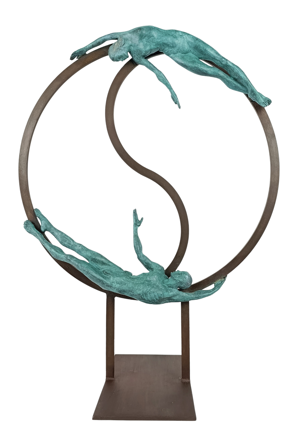 ETERNO ENCUENTRO Magdalena F. Merino Sculpture for sale
