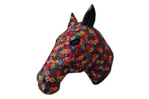 Cheval de printemps aux yeux bleus by hervé loiseau, Sculpture for Sale on Select