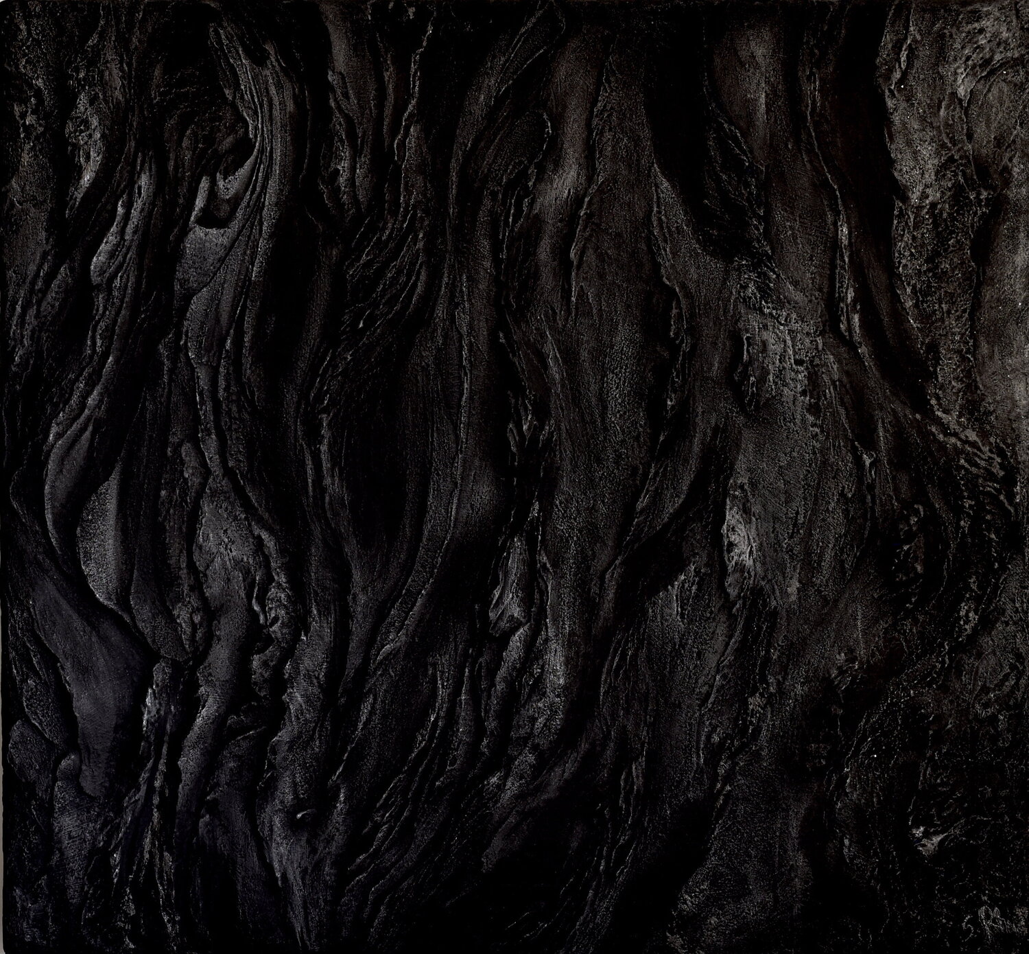 Night Bas-relief Sylvia Rhud Original painting for sale