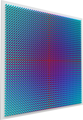 Cold field (double illusion) by Nazar Symotiuk, Sculpture for Sale on Select