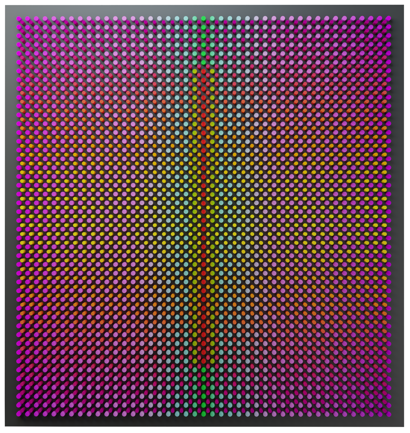 Portal rgb Nazar Symotiuk Sculpture for sale
