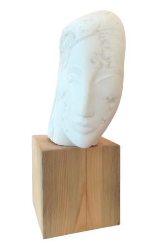 "Portrait Of A Girl" by Rasho Mitev, Sculpture for Sale on Select