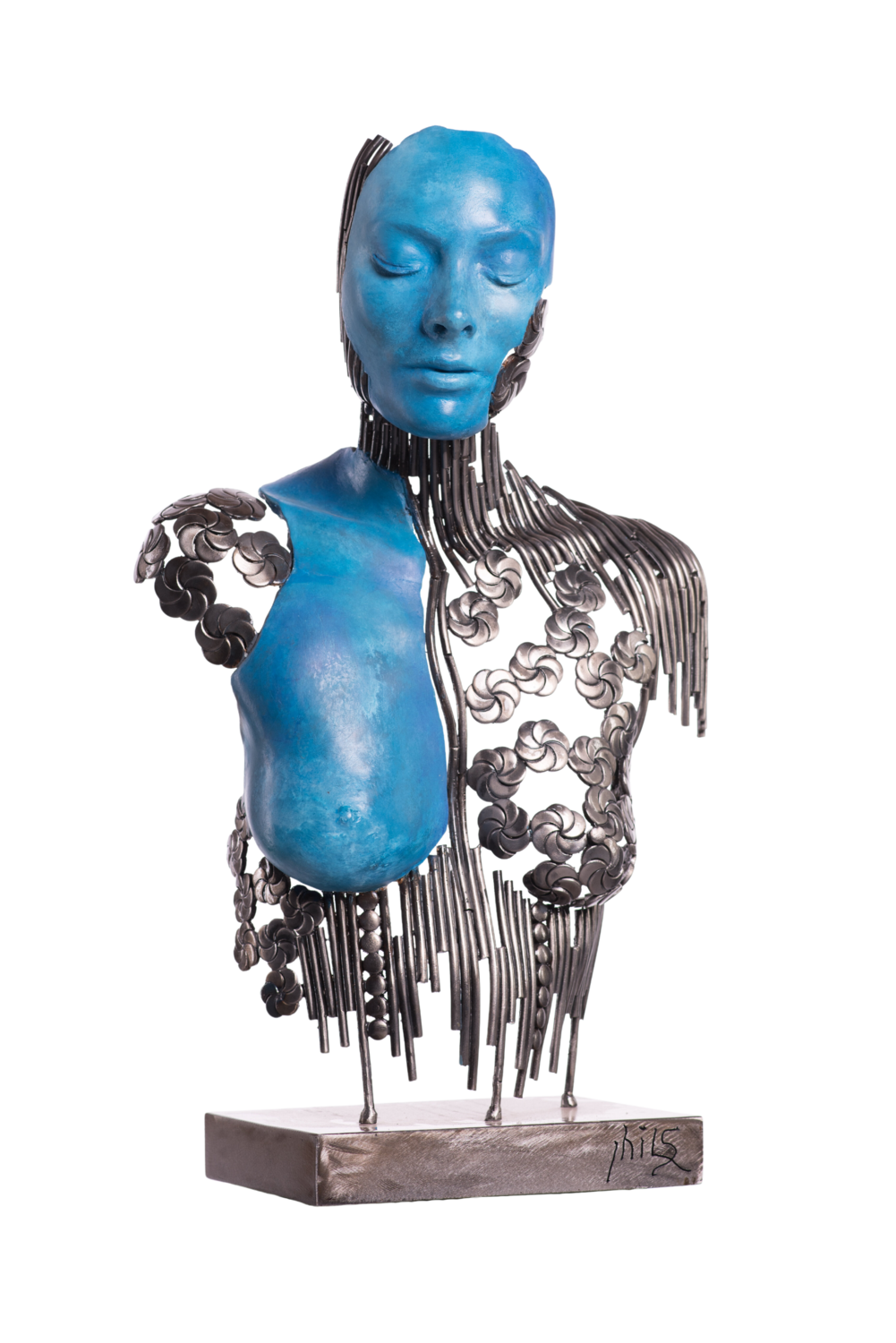 Lola Blue Phils Sculpture for sale