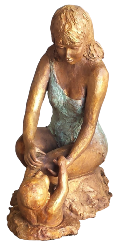 MERE ET ENFANT by jeanine FITOU VALENS, Sculpture for Sale on Select