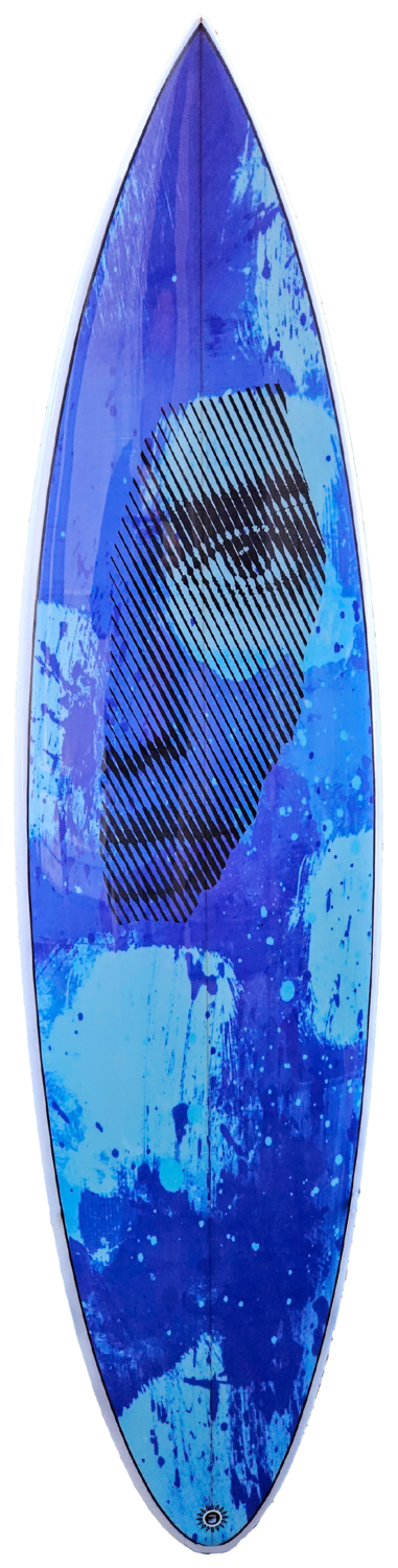 fragment blue Peïo Sculpture for sale
