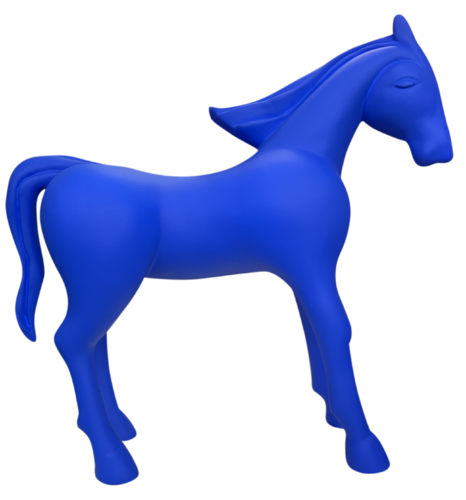 CHEVAL BLEU by Nouna, Sculpture for Sale on Select