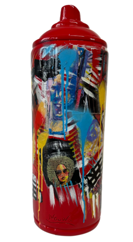 Tranche de vie By Nouna favelas Bresil by Nouna, Sculpture for Sale on Select