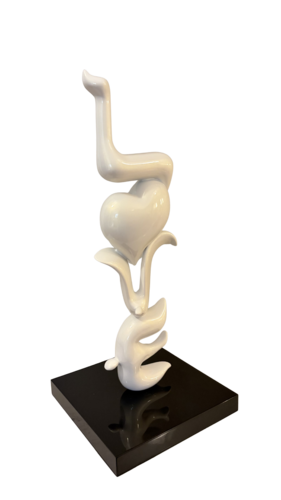 Level love Blanc by Nouna, Sculpture for Sale on Select