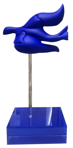 "L'ENVOL BLEU  "  IL VOLE TRES HAUT VERS  LES CIEUX  VERS SA LIBERTE by Nouna, Sculpture for Sale on Select