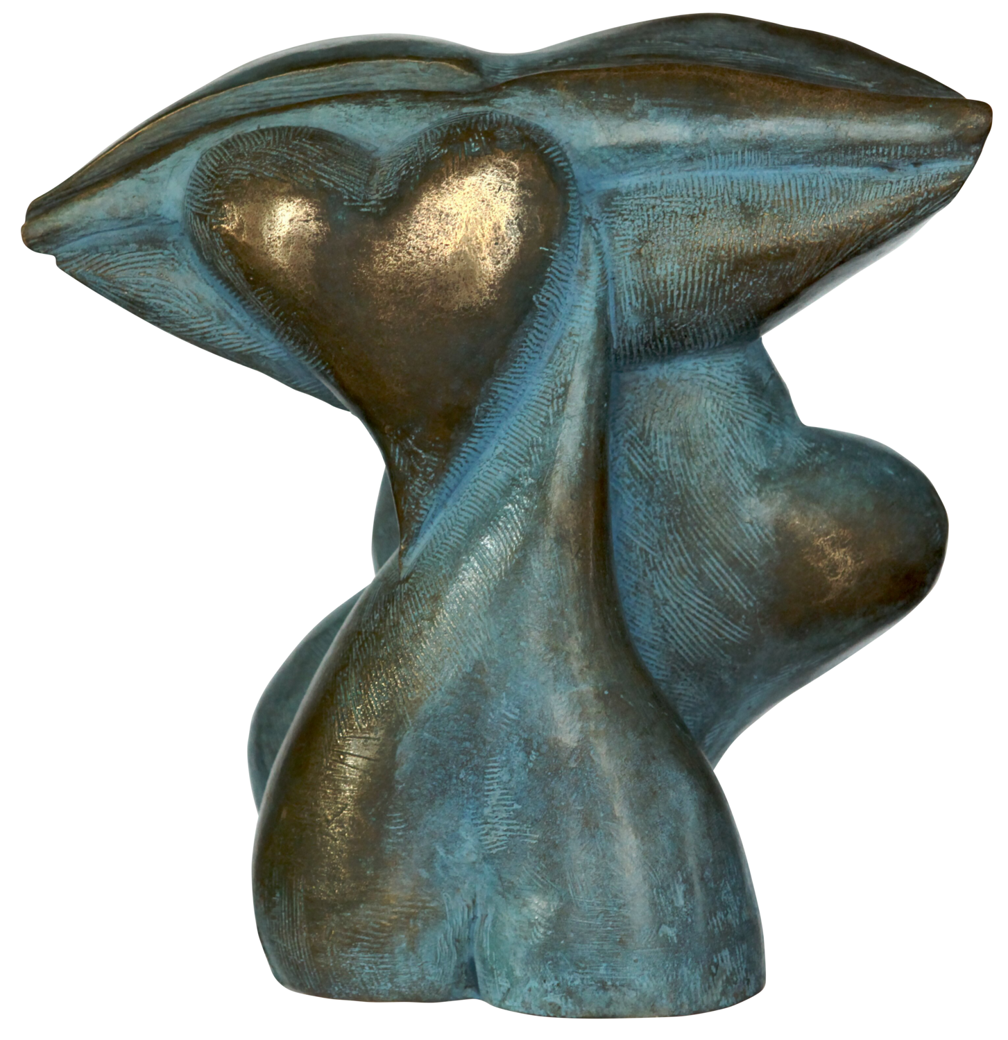 "LE BAISER "OEUVRE REALISEE PAR L'ARTISTE POUR UNE GALERIE "SAPHIR "SUR UN THEME ROMANTIQUE SENSUEL"LE BAISER"  POEMES ,LITTERATURES, PEINTURES ,SCULPTURES POUR CETTE BELLE EXPO Nouna Sculpture for sale