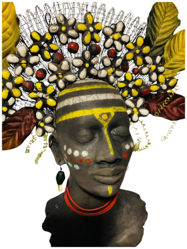 AMINATA by Nadine Defer, Sculpture for Sale on Select