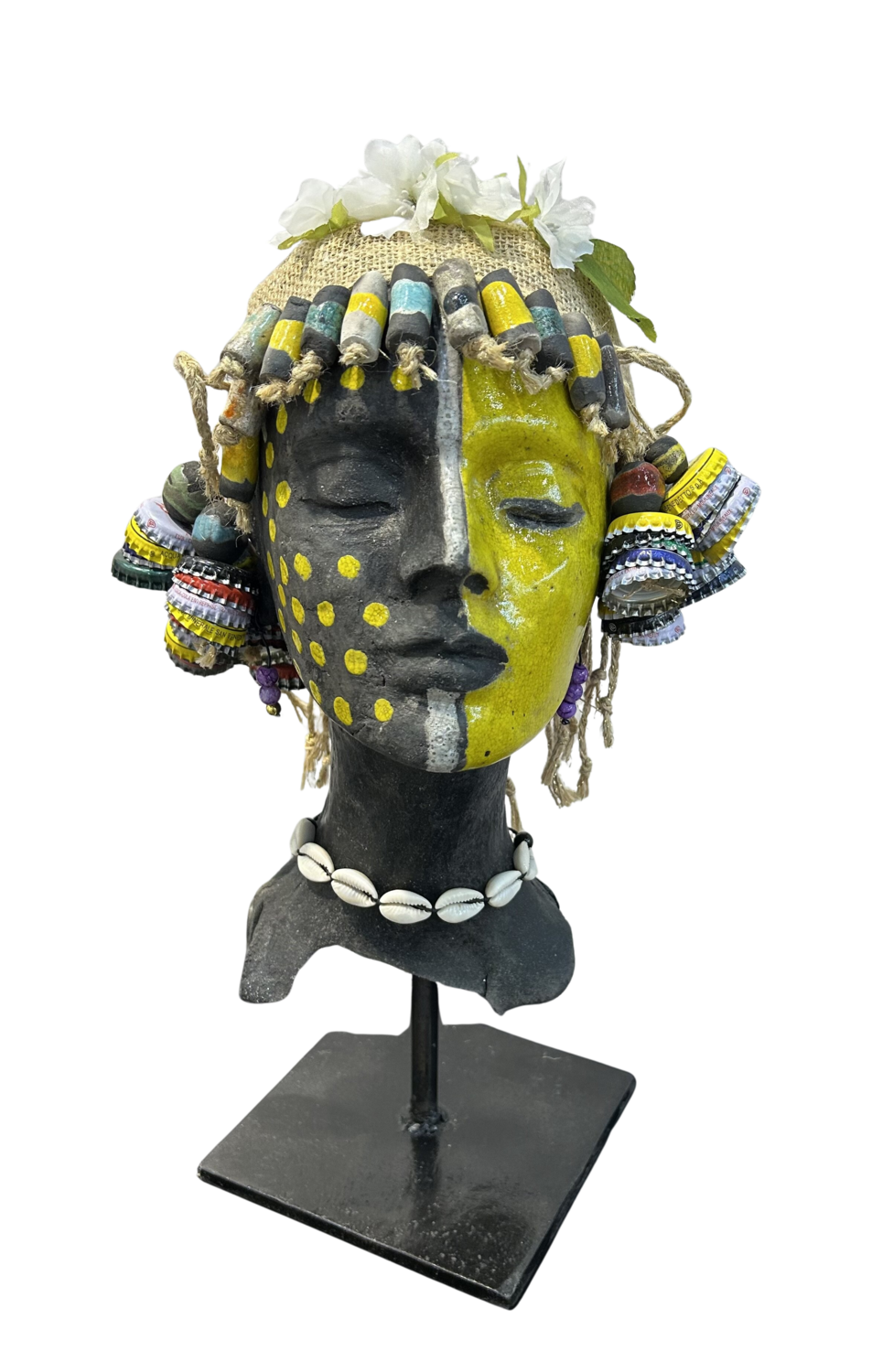 « AYENÉ » (celle qui voit/ celle qui éclaire) Nadine Defer Sculpture for sale