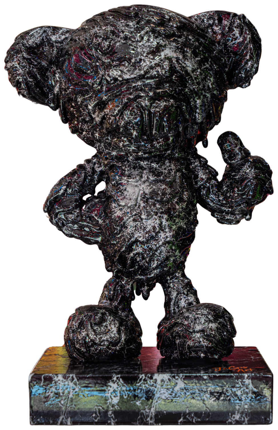 JoGis Bear "Creamy" edition JoGis Art Sculpture for sale