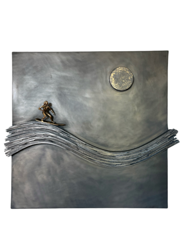 La surfista by Guglielmo Ferraiola, Sculpture for Sale on Select