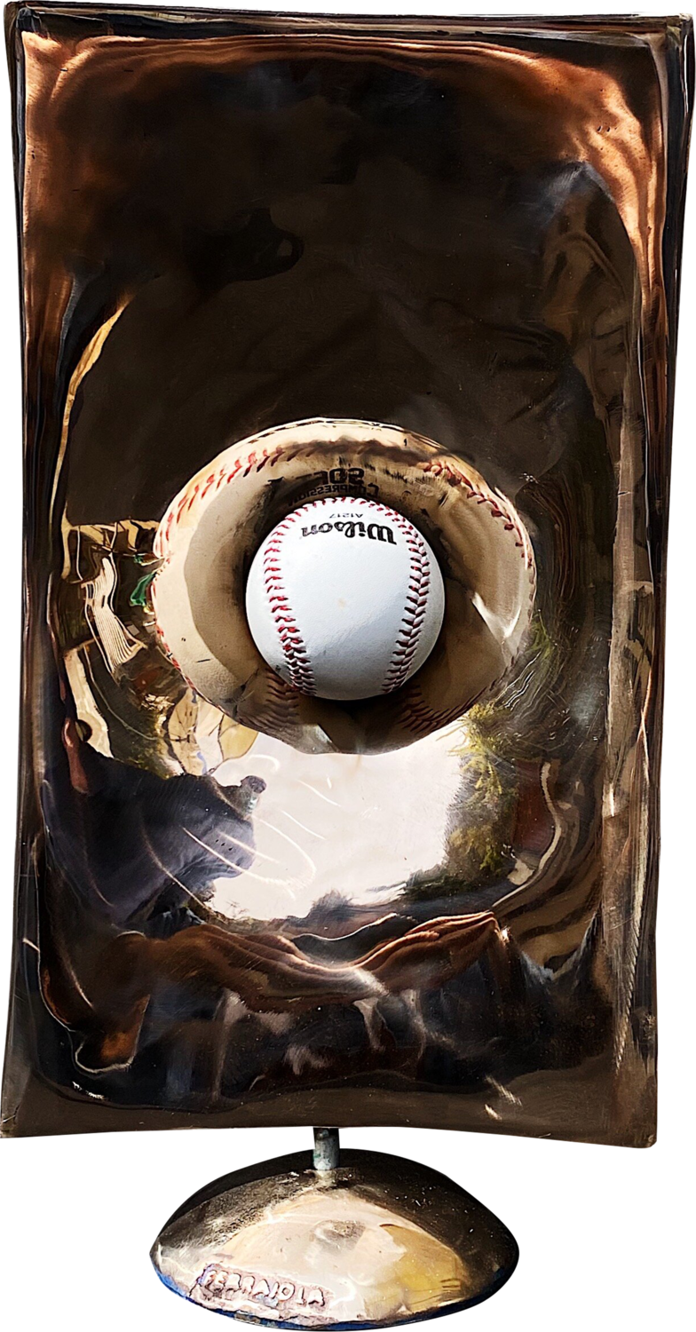 Strike two Guglielmo Ferraiola Sculpture for sale