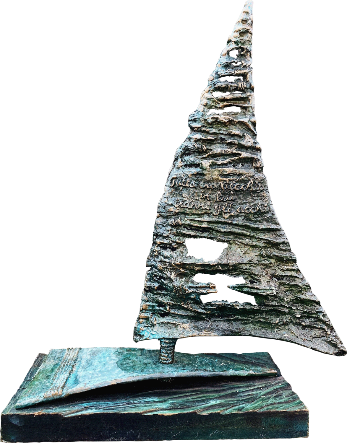 Il vecchio e il mare Guglielmo Ferraiola Sculpture for sale