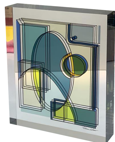 Optical show BlEU _01 by Tatiana Lebedev, Sculpture for Sale on Select