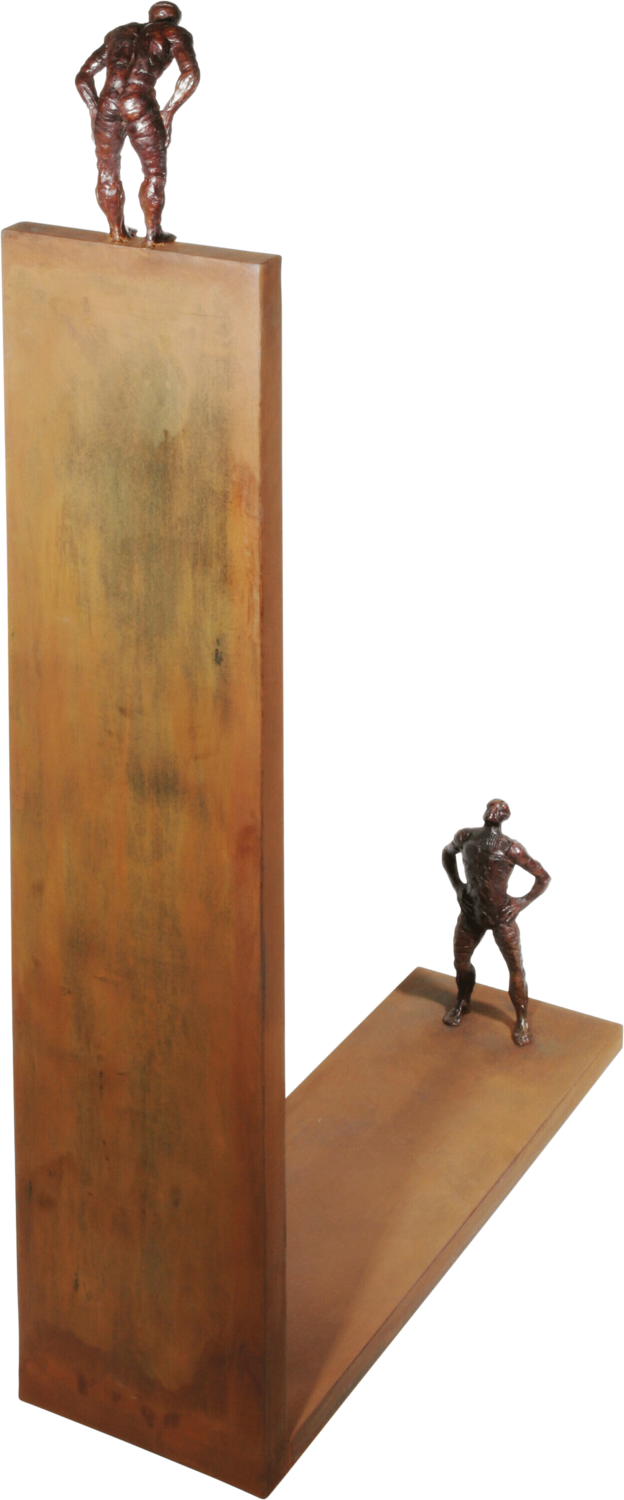 ARRIBA Y ABAJO Fernando Suárez Reguera Sculpture for sale