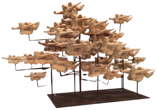 Bandada de Juanitas Fortuna by Fernando Suárez Escobar, Sculpture for Sale on Select