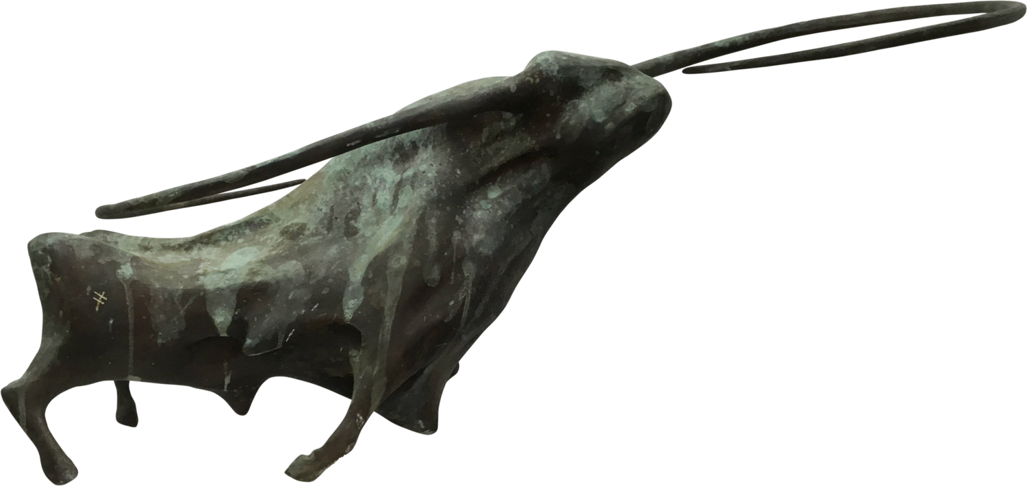 Toro al Infinito Fernando Suárez Escobar Sculpture for sale