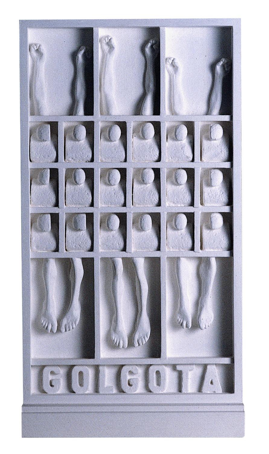Il Golgota Gastone Cecconello Sculpture for sale