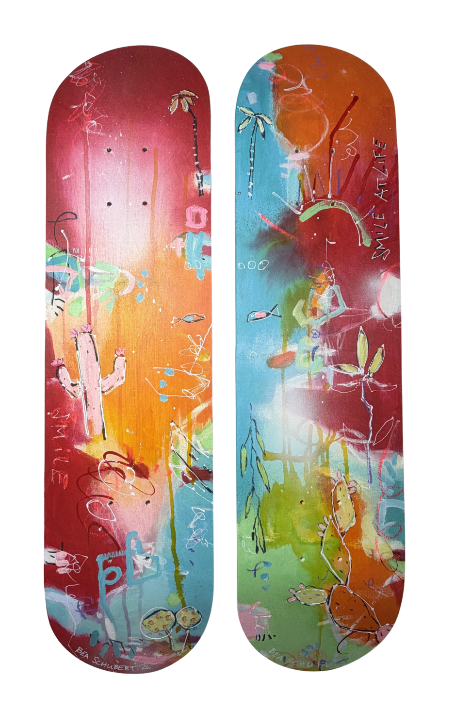 Smile at life #decks Bea Schubert Sculpture for sale