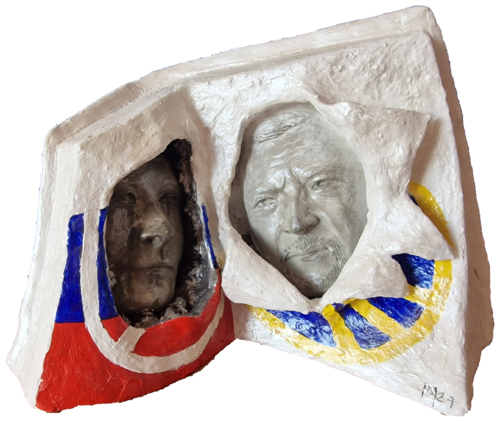 CONFLITTO RUSSO UCRAINO by Michele Imperiale, Sculpture for Sale on Select