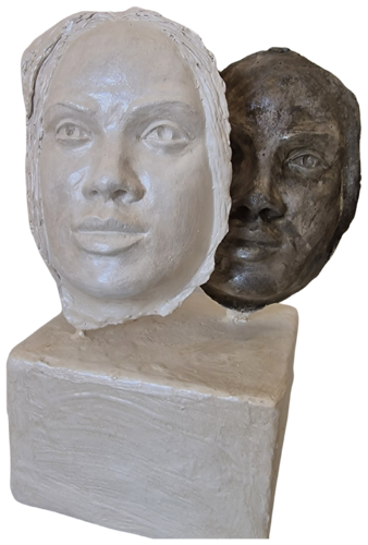 Doppio volto by Michele Imperiale, Sculpture for Sale on Select