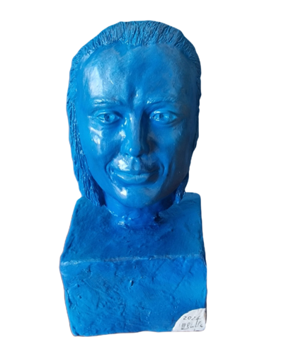 Volto blu by Michele Imperiale, Sculpture for Sale on Select